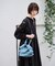 【Ampersand / アンパサンド】Denim  frilr bag　ME-