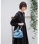 【Ampersand / アンパサンド】Denim  frilr bag　ME-