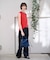 【Ampersand / アンパサンド】Denim  frilr bag　ME-