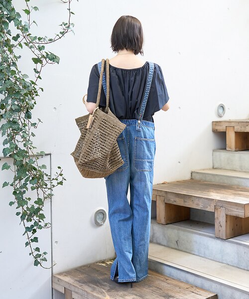 新品タグ付き L'Appartement RED CARD デニムオーバーオール L'Appartement アパルトモンレッドカードデニムオーバーオール