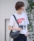 【Ampersand / アンパサンド】Soft croissant bag S