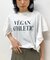 【MICA＆DEAL/マイカ＆ディール】VEGAN ATHLETIC ロゴフリル