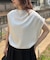 【一部店舗限定】アシメドレープブラウス