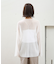 スキッパー風透かしメッシュニット
