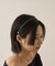 【heyep／ヘイップ】フェイクレザーカチューシャ