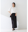 【セットアップ対応】【3サイズ展開】ストレッチダブルクロスタイトスリットスカート