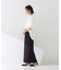 【セットアップ対応】【3サイズ展開】ストレッチダブルクロスタイトスリットスカート