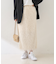 フリンジフェザーサイドスリットスカート