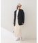 フリンジフェザーサイドスリットスカート