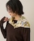 【manipuri/マニプリ】アンティークレシピ スカーフ 65×65