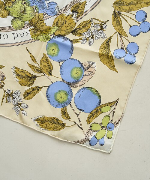 manipuri/マニプリ】アンティークレシピ スカーフ 65×65｜ルージュ