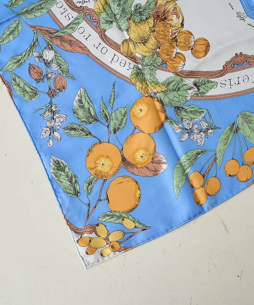 manipuri/マニプリ】アンティークレシピ スカーフ 65×65｜ルージュ