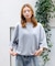 【IRONING / アイロニング】Glitter sweat hslv / グ