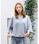 【IRONING / アイロニング】Glitter sweat hslv / グ