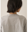コットンチェックリボンブラウス