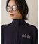 ハーフジップロゴニットプルオーバー