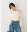 【新色登場】【一部店舗限定】アシメオフショルブラウス