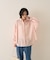 バックドレープストライプシャツ