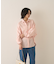 バックドレープストライプシャツ