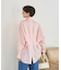 バックドレープストライプシャツ