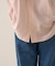 バックドレープストライプシャツ