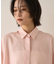 バックドレープストライプシャツ