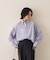バックドレープストライプシャツ