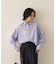 バックドレープストライプシャツ