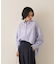 バックドレープストライプシャツ