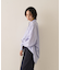 バックドレープストライプシャツ