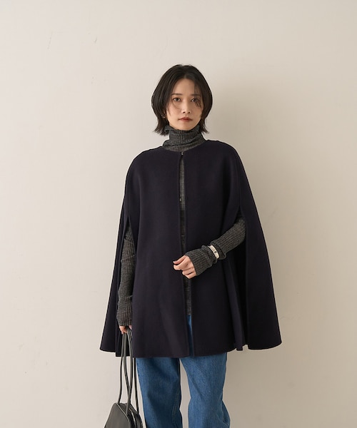 ウールSuper110's】リバーマントコート｜ルージュ・ヴィフ・ラクレの