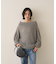 モヘア混オフショルラメニットプルオーバー