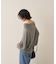 モヘア混オフショルラメニットプルオーバー