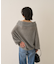 モヘア混オフショルラメニットプルオーバー