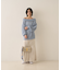モヘア混オフショルラメニットプルオーバー