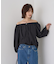 ローンオフショルブラウス