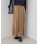 ベロアフロントスリットスカート
