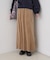 ベロアフロントスリットスカート