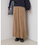 ベロアフロントスリットスカート