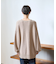 【ストールセット】ポケット付片畦ニットプルオーバー