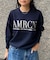 【AMERICANA×MICA＆DEAL/ アメリカーナ×マイカ】ロゴニット