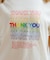 【Le Melange/ル・メランジュ】カラフルロゴTシャツ/#8541001T