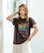 【Le Melange/ル・メランジュ】カラフルロゴTシャツ/#8541001T