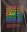 【Le Melange/ル・メランジュ】カラフルロゴTシャツ/#8541001T