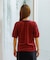 【Le Melange/ル・メランジュ】ベロアボーダーTシャツ/#8541007