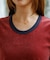 【Le Melange/ル・メランジュ】ベロアボーダーTシャツ/#8541007