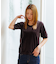 【Le Melange/ル・メランジュ】ベロアボーダーTシャツ/#8541007