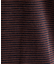 【Le Melange/ル・メランジュ】ベロアボーダーTシャツ/#8541007