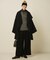 【2サイズ展開】ウール混変形リバーコート