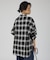 オンブレーチェックオーバーシャツ